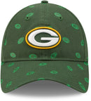 Green Bay Packers Scatter 9TWENTY Women's Adjustable Hat
