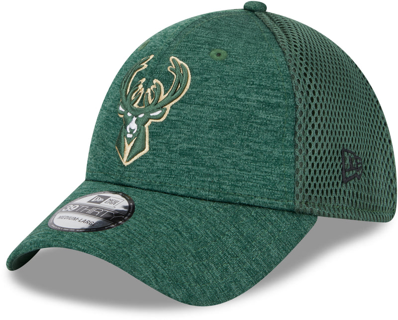 Milwaukee Bucks Team Stripe 39THIRTY Stretch Fit Hat