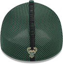 Milwaukee Bucks Team Stripe 39THIRTY Stretch Fit Hat