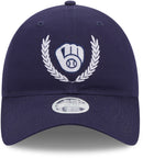 Milwaukee Brewers Leaves 9TWENTY Women's Adjustable Hat, One Size