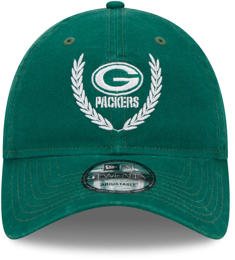 Green Bay Packers Leaves 9TWENTY Adjustable Hat, Green, One Size