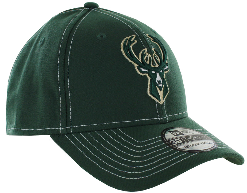Milwaukee Bucks Classic D1 39THIRTY Stretch Fit Hat