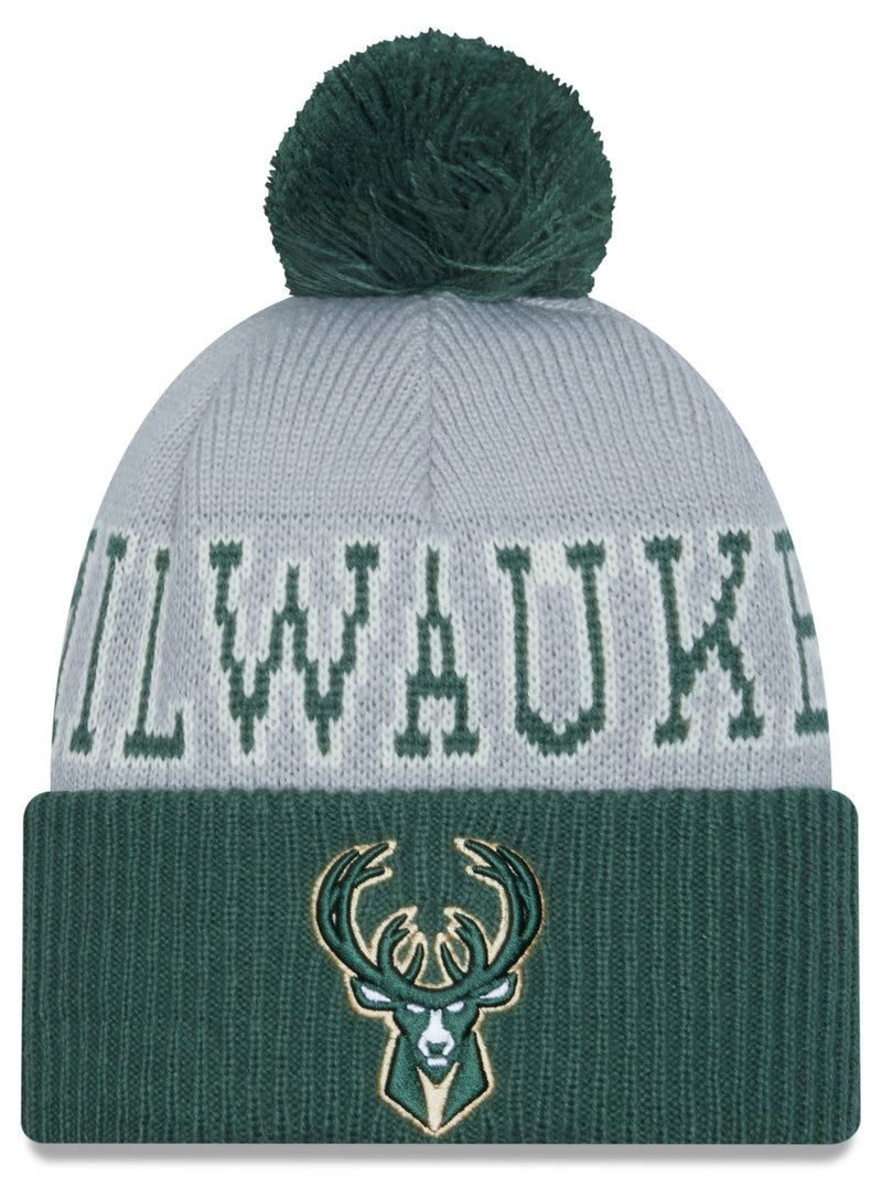 Milwaukee Bucks Tip Off 2023 Cuffed Knit Hat