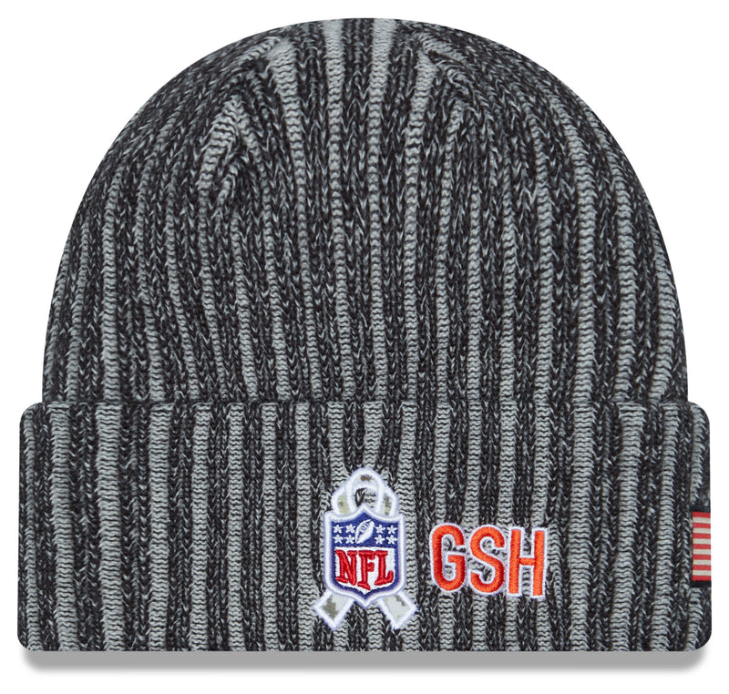 Chicago Bears 2023 Salute to Service Knit Hat, Black, One Size