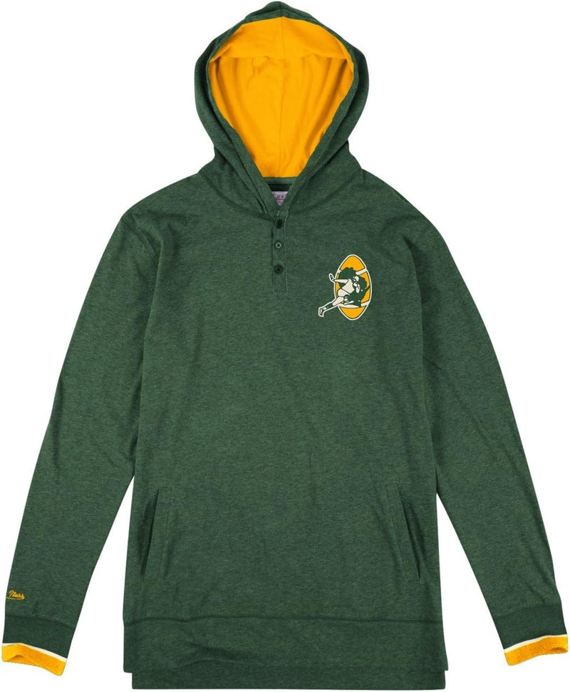 Green Bay Packers Seal the Win Long Sleeve Hooded Men's Shirt, Large