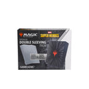 GAMEGENIC DOUBLING SLEEVES MTG MARVEL SUPER HEROES COMIC BURST BLACK