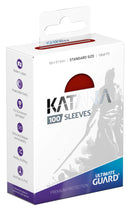 Katana Card Sleeves, 100ct, Red