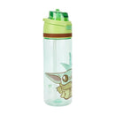 The Mandalorian Baby Grogu 24 oz Plastic Water Bottle On-the-Go Hydration