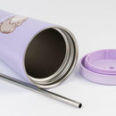 Pusheen Insulated Tumbler with Lid and Straw - 18.6 oz Stainless Steel