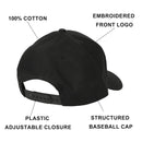 Dungeons & Dragons Embroidered Logo Black Traditional Adjustable Hat