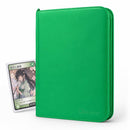UP PRO BINDER 4 PKT VIVID ZIPPERED-GREEN