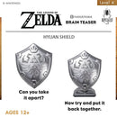 Legend of Zelda: Hylian Shield Hanayama Brain Teaser Level 4 Puzzle
