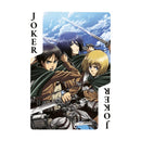 Don't Panic Games | Mangacards | 54 Card Game | Attack on Titan | Standard Size (Poker)