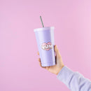 Pusheen Insulated Tumbler with Lid and Straw - 18.6 oz Stainless Steel