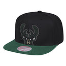 Milwaukee Bucks Neon Crop XL Snapback Cap