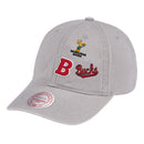 Milwaukee Bucks Patch Work Strapback Hat, Grey, One Size