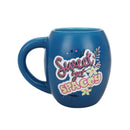 Lilo & Stitch Blue Ceramic Coffee Mug 18 oz Oval Mug for Hot Drinks