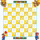 SUPER MARIO CHECKERS AND TIC-TAC-TOE