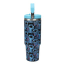 Disney Stitch All-Over Print Blue 40 Oz Stainless Steel Tumbler With Handle