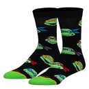 Retro Turtle Heads - Men's Crew Socks