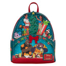 Loungefly Disney: Lilo and Stitch - Ohana - Holiday - Mini Backpack - Collectible Bags