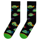 Retro Turtle Heads - Men's Crew Socks