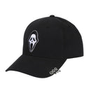 Ghostface Character Embroidered AOP Men's Black Baseball Cap