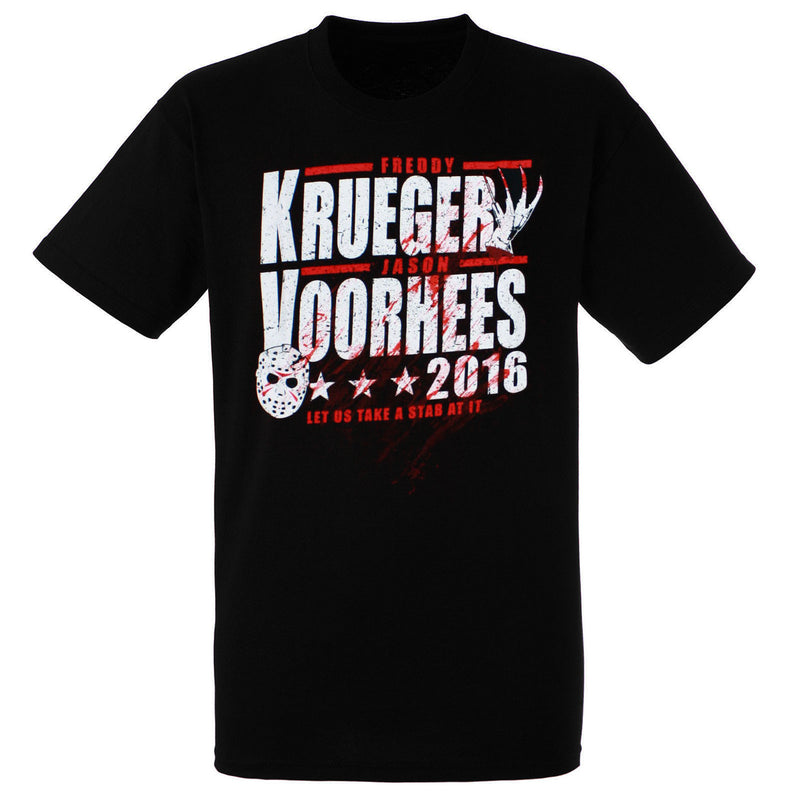 Voorhees Krueger Poster Men's Black Shirt