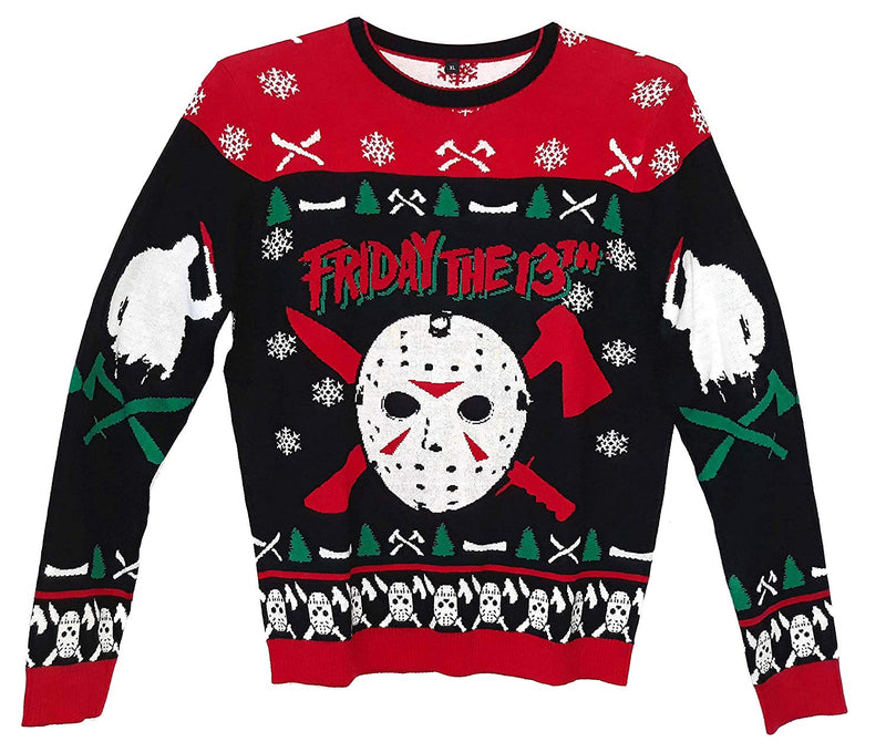 Friday the 13th Jason Voorhees Holiday Knit Sweater
