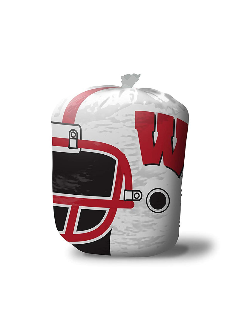NCAA Wisconsin Badgers Stuff-A-Helmet Lawn & Leaf Bag, Large/57 gallon