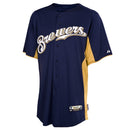 Milwaukee Brewers Ryan Braun 8 Coolbase Youth Jersey Shirt