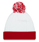 Wisconsin Badgers Snow Crown White Knit Women's Hat