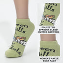 Lord Of The Rings Character Icon 5 Pack Ankle Socks