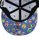 Super Mario Bros Characters & Items All-Over Print Snapback Hat