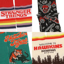Stranger Things Logo, Icon Colorful Mens Casual Crew 5 Pack