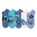 Lilo & Stitch Bigface Tossed Art Ankle Socks For Women (Pack of 5)
