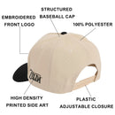 The Legend of Zelda Hylian Shield Embroidery Baseball Cap Snapback White
