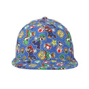 Super Mario Bros Characters & Items All-Over Print Snapback Hat