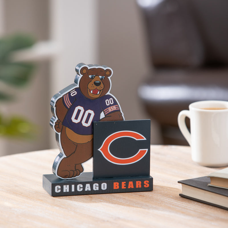 Chicago Bears Mascot Logo Statue, 8"