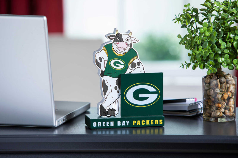 Green Bay Packers Mascot Logo Statue, 10.25"