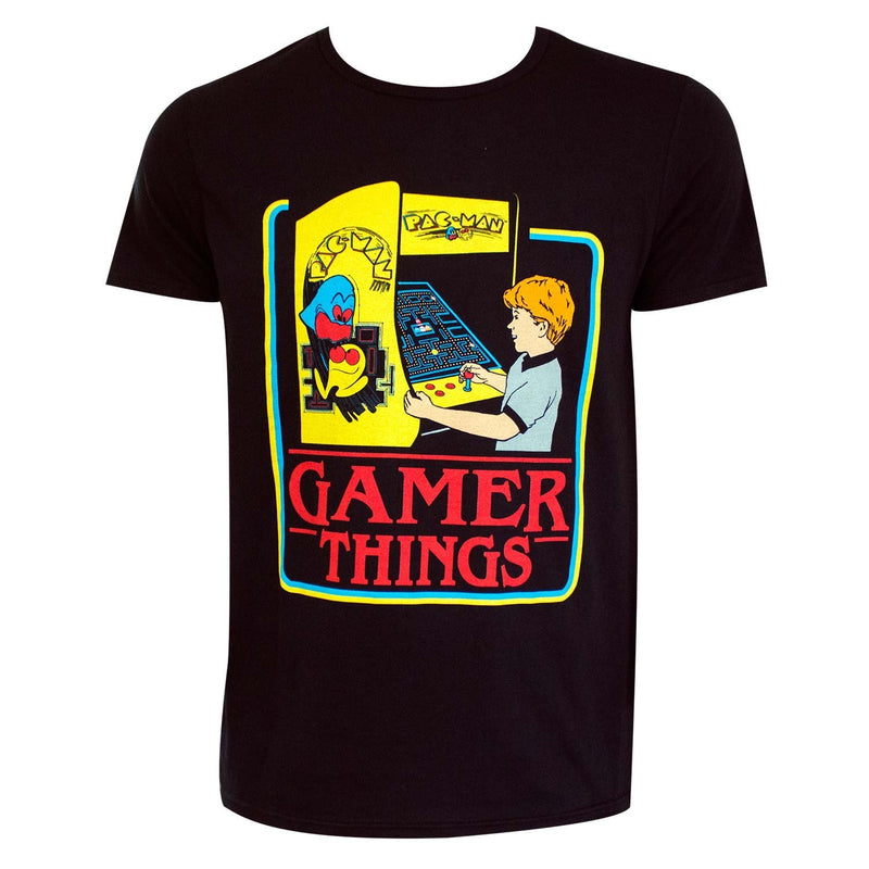 Pac-Man Gamer Things Black Shirt