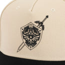 The Legend of Zelda Hylian Shield Embroidery Baseball Cap Snapback White