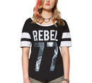 Star Wars Rebel 77 Junior's Black Shirt