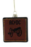 AC/DC Glass Album Cover Ornament, 2 Assorted