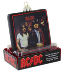 AC/DC Glass Album Cover Ornament, 2 Assorted