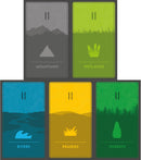 Cascadia: Rolling Hills | A standalone flip-and-roll-and-write Cascadia game