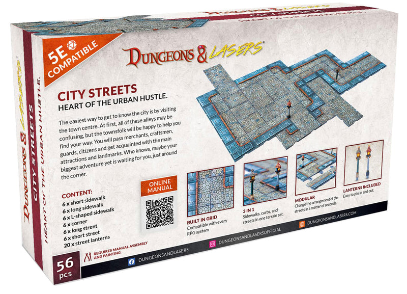 Dungeons & Lasers: City Streets | 5E Compatible