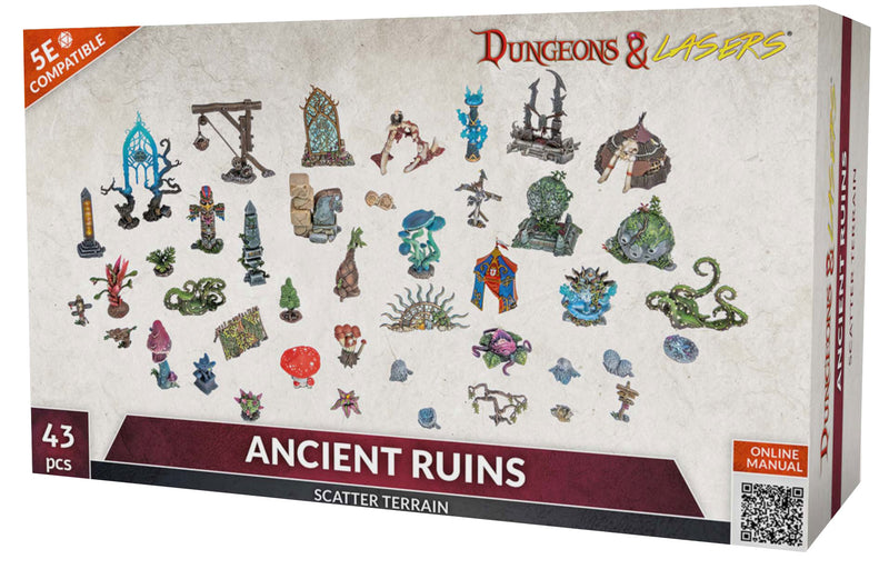 Dungeons & Lasers: Ancient Ruins Scatter Terrain | 5E Compatible