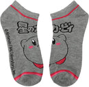 Kirby 5 Pair Ankle Socks, 9-11