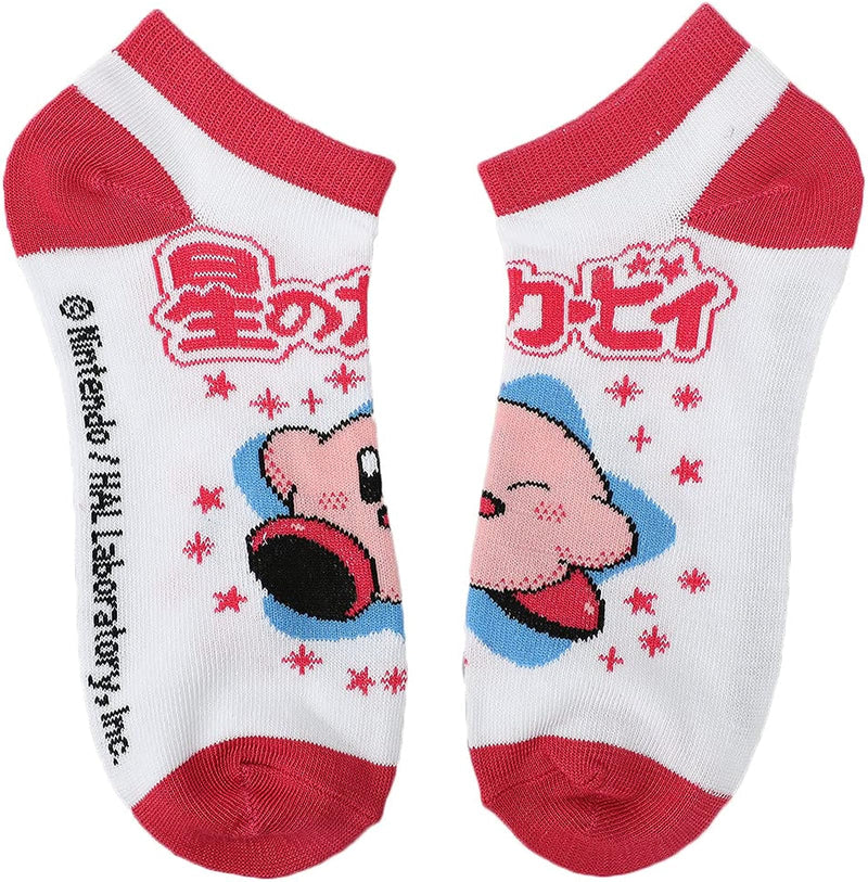 Kirby 5 Pair Ankle Socks, 9-11